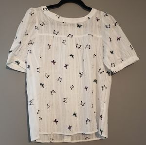 JANE AND DELANCEY BUTTERFLY SHIRT